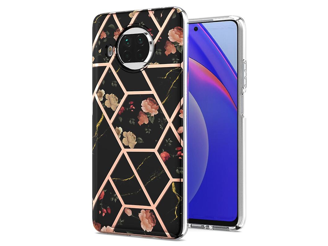 La Nueva Funda Práctica Para Teléfono Con Textura De Mármol De 1 Pieza