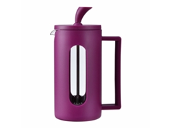 Tetera Oroley Berenjena Acero Inoxidable Vidrio Borosilicato 350 ml