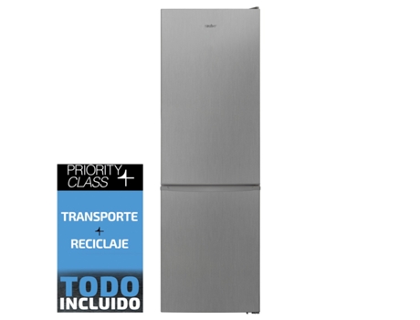 Frigorifico combi SAUBER SERIE 3-185XV nofrost e alto 186 cm ancho 59,5 cm inox