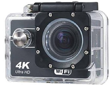 Action Cam KLACK 4K Negro (4K Ultra HD - Wi-Fi)