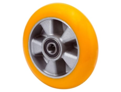 Rueda auab125-15-40 nucleo alum.y banda poliur.naranja bolas balona ALEX