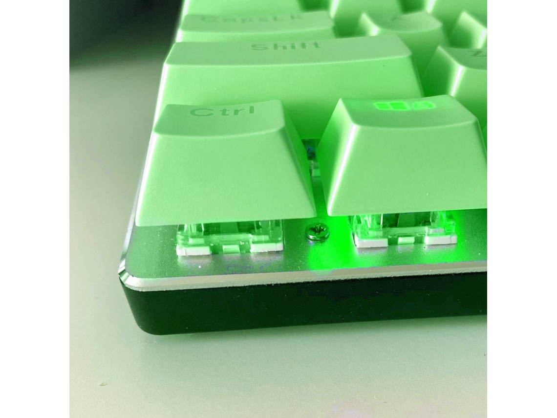 104 Llaveros Mecánicos Universales Con Clip Para Pc (verde)