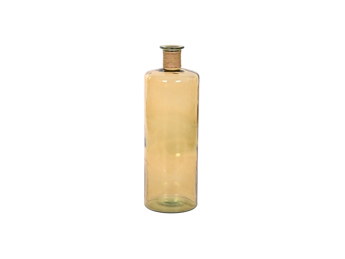 Jarrón de vidrio reciclado, 32 L, 25 x 25 x 75 cm, ALEXANDRA HOUSE LIVING