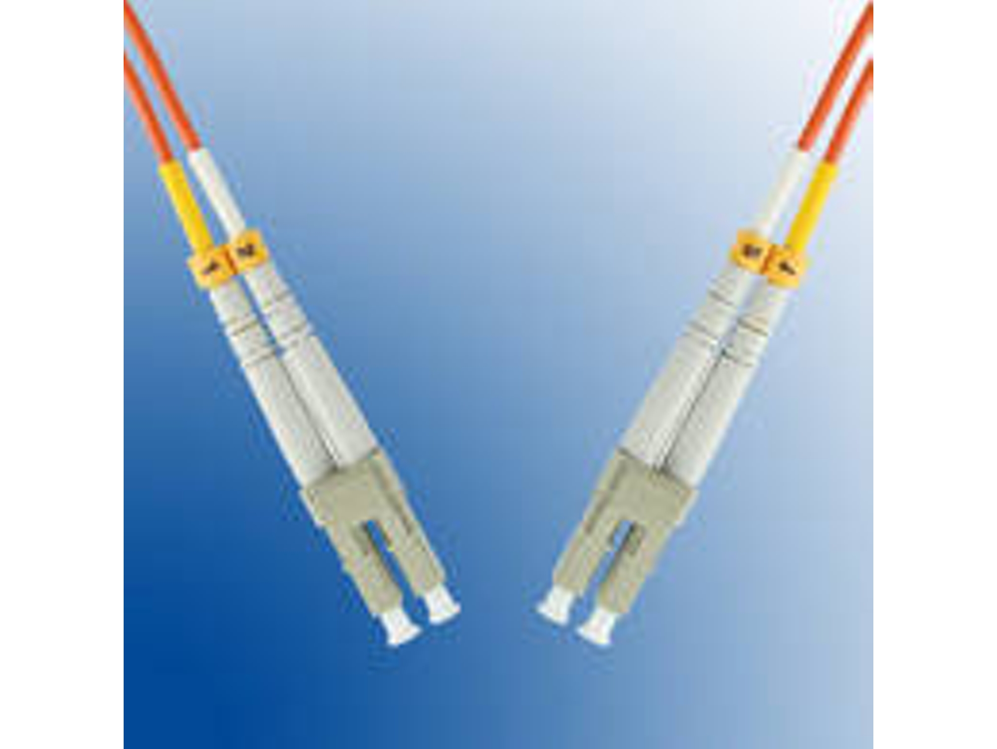 Cable Fibra Óptica MICROCONNECT (LC - 10 m - Naranja)