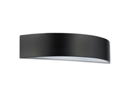 Lámpara de pared LED 5.5W Media luna negra 4100K HOROZ ELECTRIC