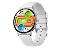 Reloj inteligente V89 con pantalla AMOLED de 1,43 pulgadas, Bluetooth, llamadas y elegante interfaz de usuario (plata) Bestvite