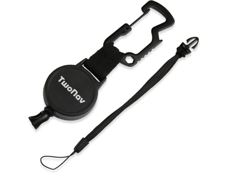 Lanyard TWONAV Retráctil Negro