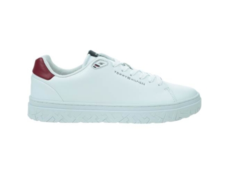 Zapatos de Hombre TOMMY HILFIGER Court Thick Cupsole Piel Blanco (44)