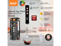 (preto) Euro Regulamento- Recarregável Elétrico Handheld Mixer Single Stick- Batendo Ovos Misturando Casa Multi-funcional