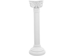 Figura Decorativa Columna Romana Resina Pilar Largo Tallado Estatua Clásica Decoración Hogar Oficina Estar