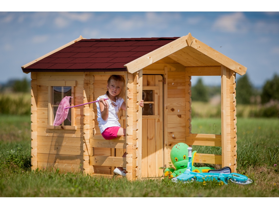 Caseta Infantil TIMBELA de Madera M501A (1,1 M² - 182 x 146 x 145 cm)