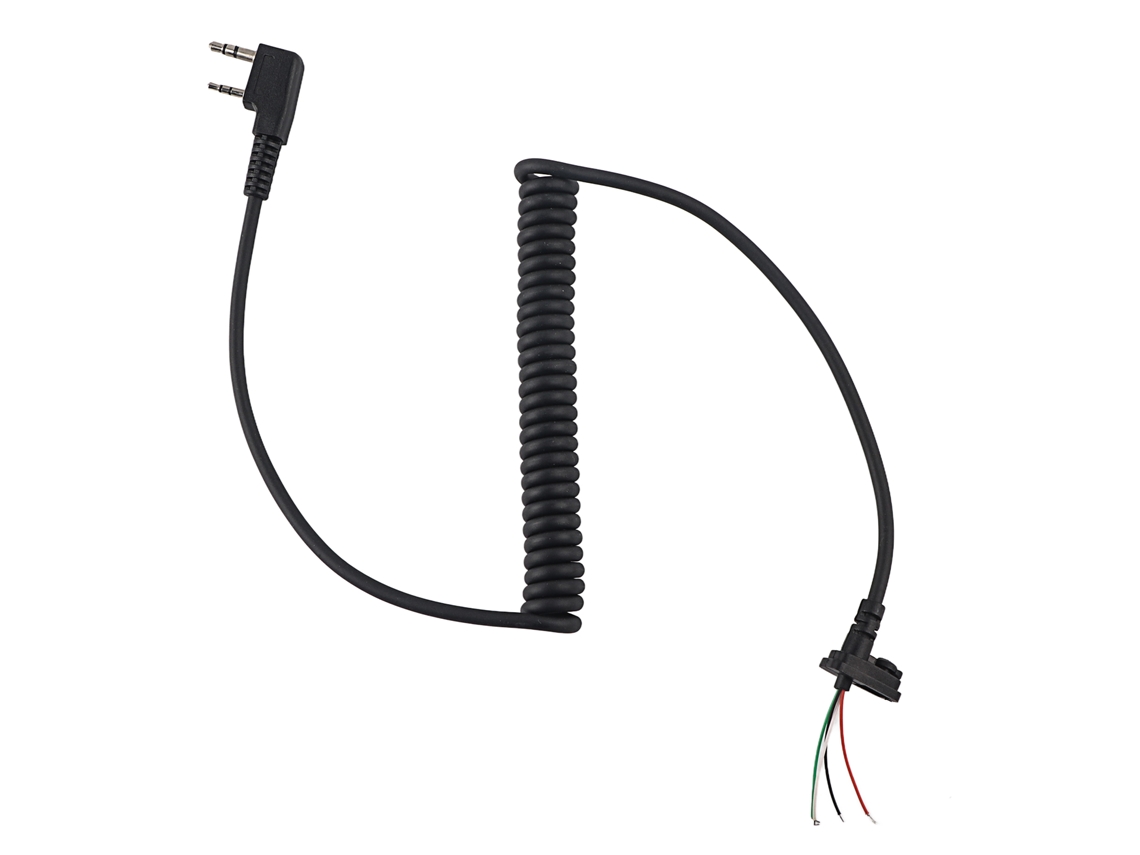 Cable De Micrófono Con Altavoz Para Radios Walkie-talkie Baofeng Uv5r, Kenwood Tk-240 Y Linton, 70 Cm.