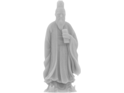 Miniatura de Confucio Decoración Bonsái Fuente Escultura China 3.5 cm Hogar GOKOCO