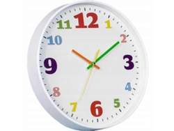 Reloj de pared infantil GOKOCO con efecto madera