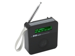 Radio HURRISE Radio Fm Digital Reproductor de Radio Portátil con Pantalla a Color Radio Recargable para Casa Videocassette