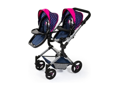 Accesorios REIG Carrito de Muñecas Twinning Azul (Edad Mínima Recomendada: 3 años)