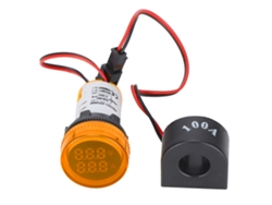 Luz Indicadora De Señal De Corriente Universal Con 2 Pantallas Redondas 60~500v Ca Ad101-22vama