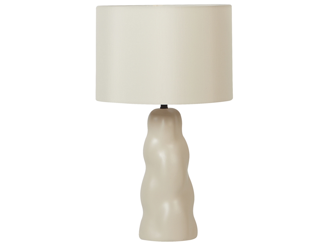 Lámpara de mesa BELIANI Vilar de Cerámica Beige 30x30x51