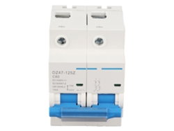 Disyuntor Miniatura De Cc De 1000 V Y 10 Ka Con Protección Contra Sobrecargas Y Cortocircuitos Para Riel Din De 36 Mm.