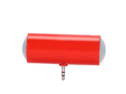Mini Altavoz Estéreo Inalámbrico Con Conector De 3,5 Mm, Portátil Para Teléfonos Móviles Y Tabletas, Rojo.