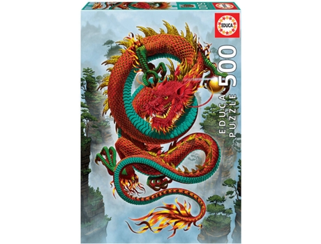 Puzzle EDUCA 500 El Dragón De La Buena Fortuna Vincent Hie (Edad Mínima: 12 Años - 500 Piezas)