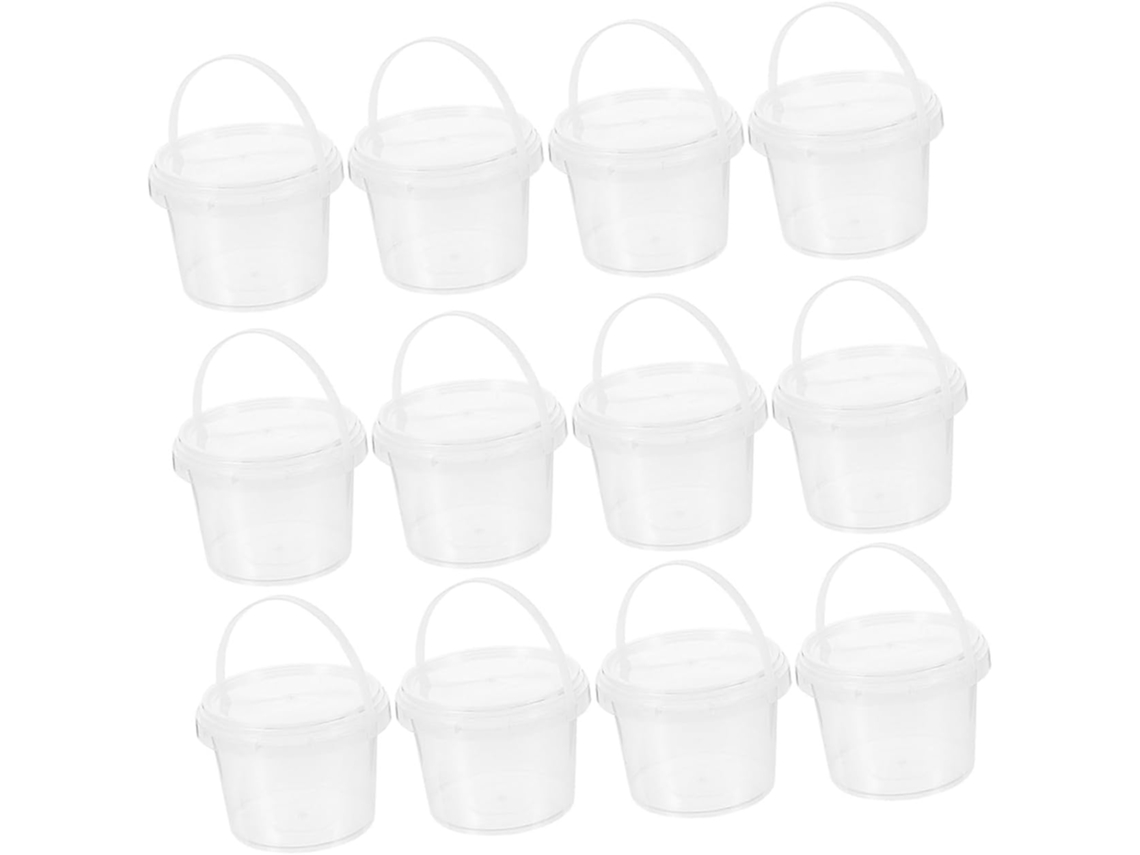 Cubo Para Bebidas Con Tapa Se Puede Usar Como De Pesca Agua Aperitivos Práctico Y Versátil Recipientes Pintura