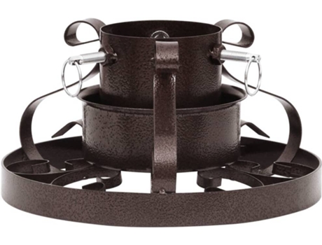 vidaXL Soporte para árbol de Navidad cobre envejecido 29x29x15,5 cm