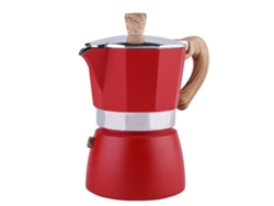 Cafetera moka portátil de aluminio estilo italiano de 150 ml/300 ml para capuchino y café con leche.