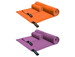 Conjunto de Toalla NEVEANCE Perfecta Viajes Deportes Playa Secado Rápido Súper Absorbente Microfibra - 2pcs (40x80cm)