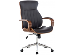 Silla de Escritorio DUDECOR (Acero - Nogueira)