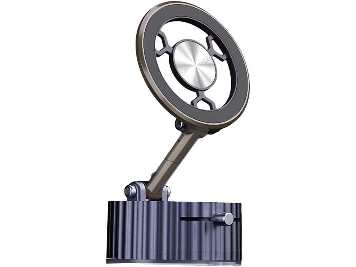 Soporte Magnético Plegable Para Salpicadero Con Ventosa Giratoria De 360°.