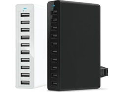 Cargador Usb De 60 W Y 10 Puertos Para Estación De Carga, Estación De Acoplamiento, Carga Múltiple