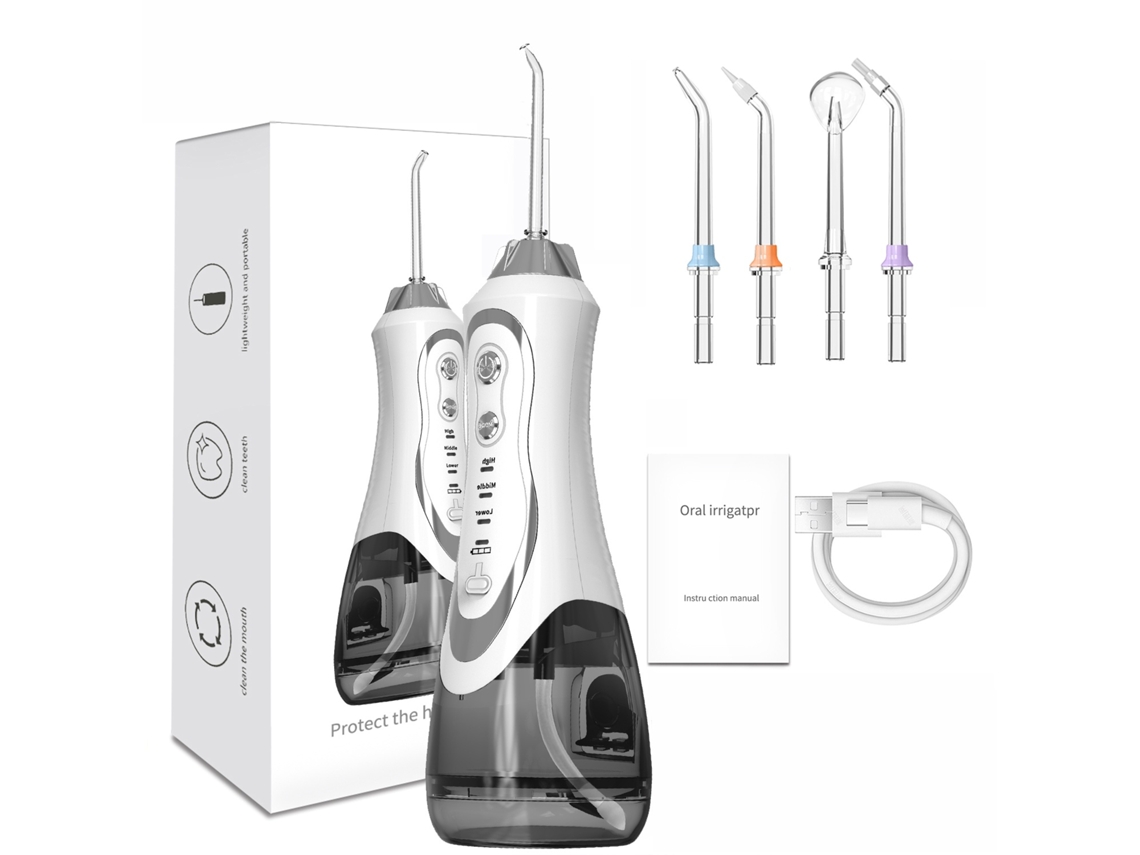 Irrigador Bucal Inalámbrico Para Limpieza Dental: Ipx7 Resistente Al Agua, 45-130 Psi, Carga Magnética Rápida, Irrigador Bucal Portátil (bla