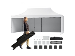 Carpa plegable de 3x6 m con paredes desmontables Tekmaquinas