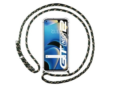 Carcasa Realme GT NEO 2 5G TUMUNDOSMARTPHONE Colgante Verde