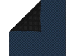 Cubierta Solar De Piscina De Pe Flotante Negro Y Azul 1200x600cm