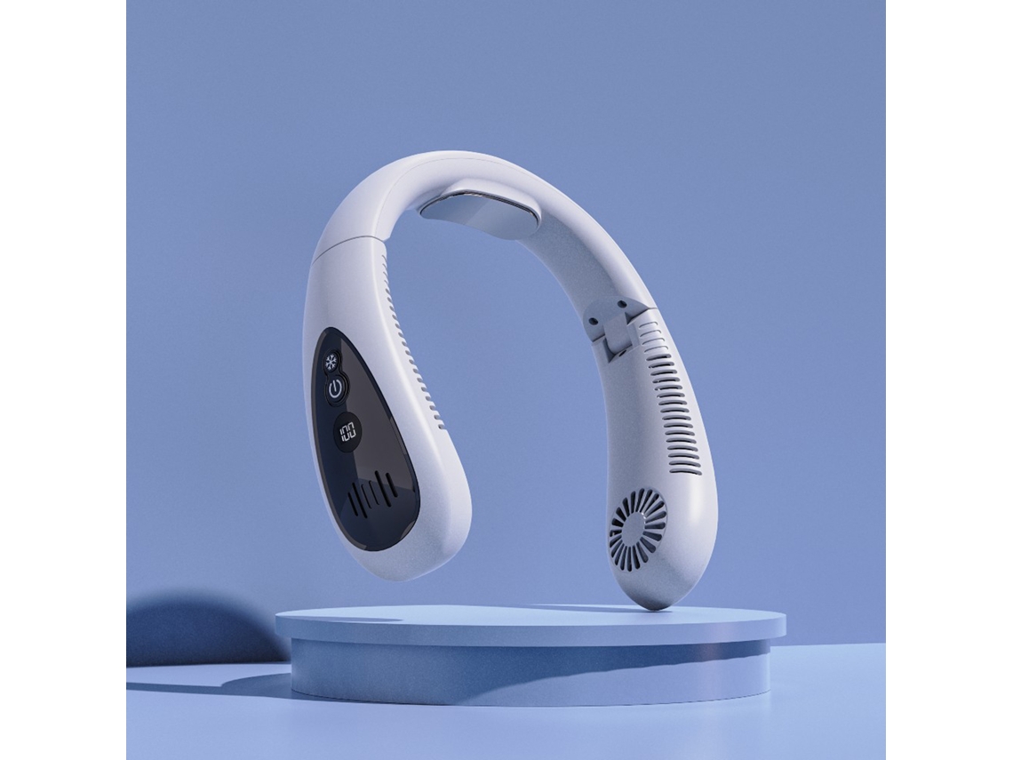 Ventilación Cervical Portátil Y Plegable, Sin Aspas, Recargable Por Usb, Para Deportes, Correr, Hacer Ejercicio Y Refrescarse.