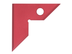 Regla Triangular Para Carpintería, 45-90 Grados, Aleación De Aluminio, Medición Precisa, Sierra De Mesa Roja