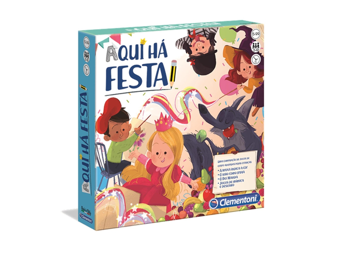 Juego de Acertijos CLEMONTINI Aqui há festa! (Edad Mínima: 5)