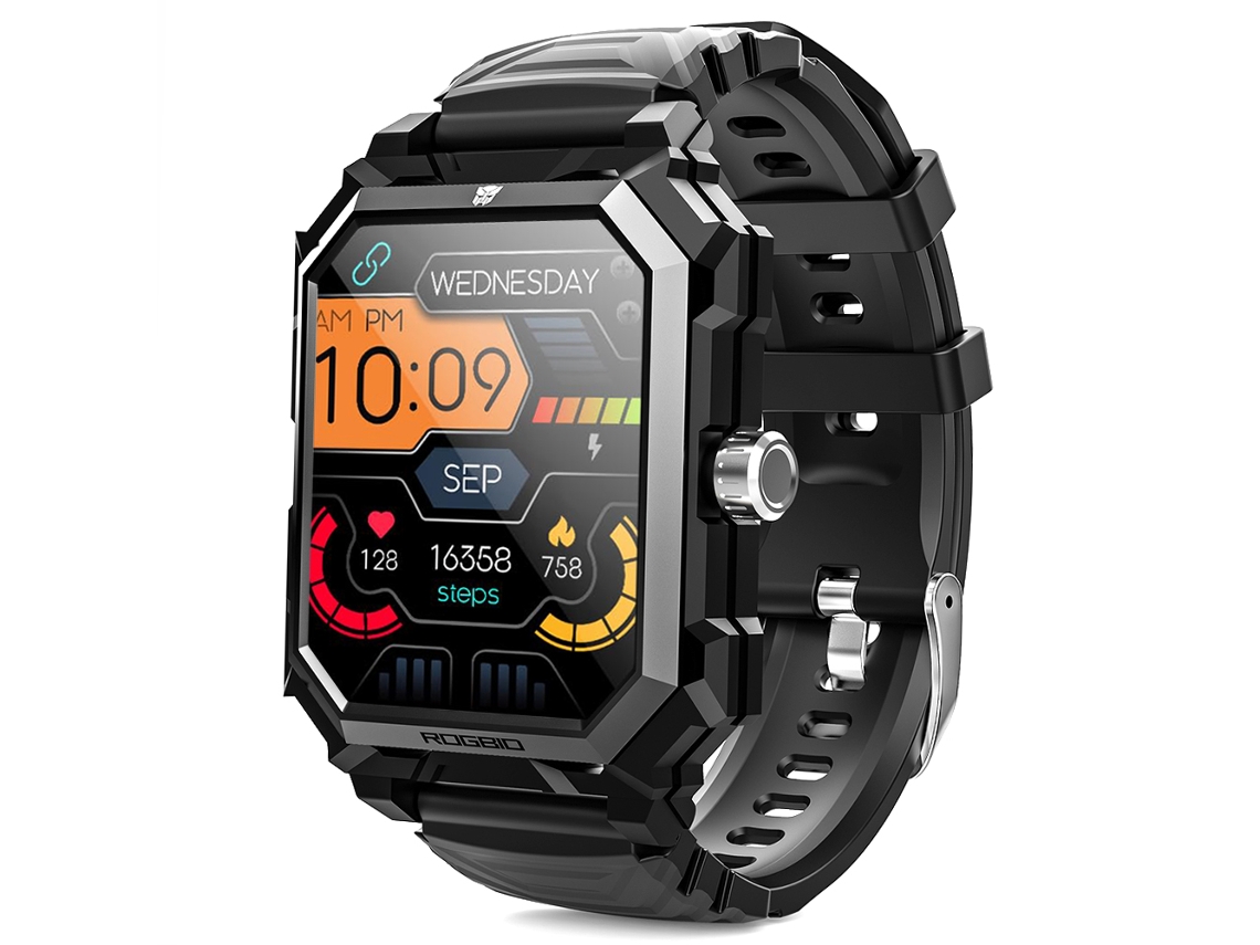 Reloj Inteligente Para Hombre, Accesorio De Pulsera Resistente Al Agua, Resistente Al Agua Hasta Una Profundidad De 5 Atm, Llamadas Bluetooth