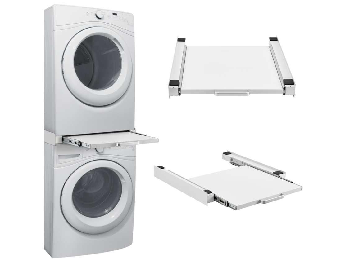 Kit de unión Buxton para lavadoras y secadoras con encimera 8x60x60cm - Blanco [EN.CASA]