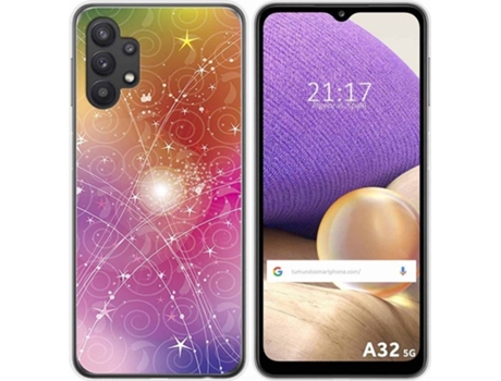Carcasa Samsung Galaxy A32 5G TUMUNDOSMARTPHONE Abstracto Multicolor