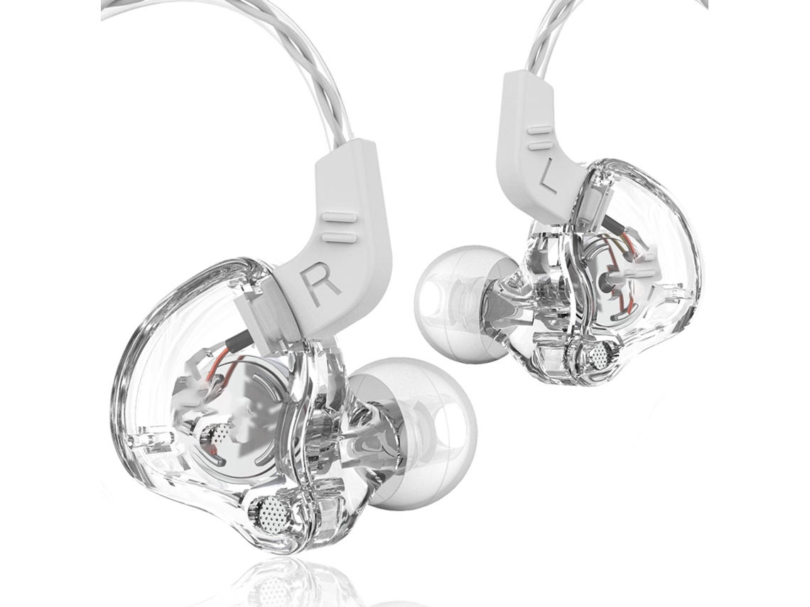 Fones De Ouvido Qkz Ak6 Hifi Esportivos Com Microfone 3.5mm Universal Para Corrida E Música