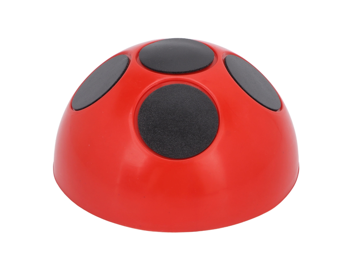 Dispensador De Esmalte De Uñas Con Base Ancha Para Uso En Salones Y En El Hogar - Rojo