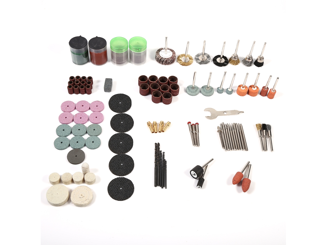 Kit De Accesorios Para Herramientas Rotativas De 147 Piezas (1/8") Para Pulir, Lijar Y Cortar.