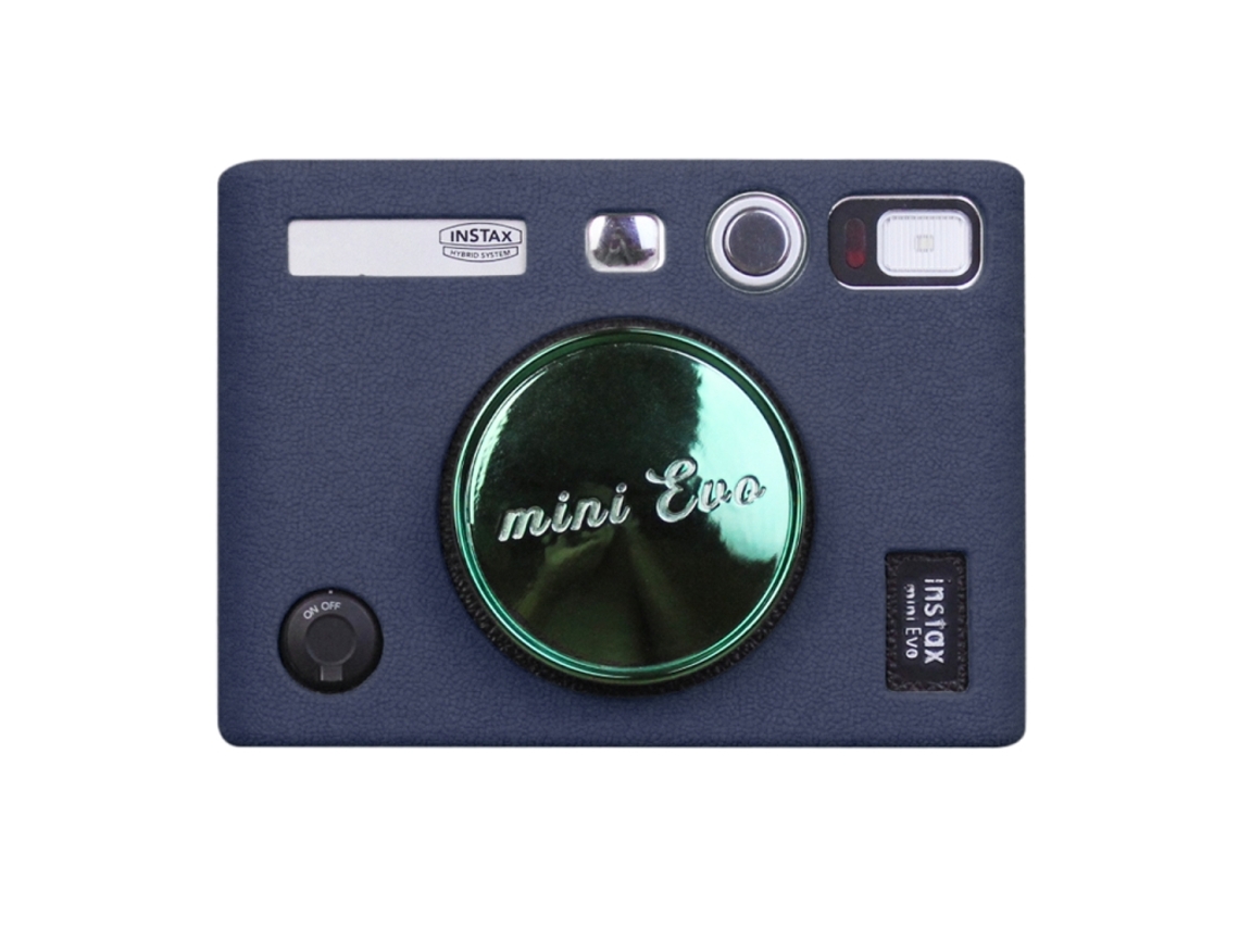 Funda protectora de silicona suave para Fujifilm Instax Mini Evo Azul XIAOMOYU