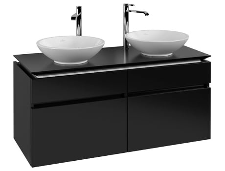 Mueble de tocador Villeroy &amp Boch Legato B584 1200x550x500mm 2 lavabos