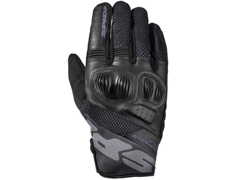 Guantes Unisex SPIDI Flash-r Evo Negro para Motociclismo (S)