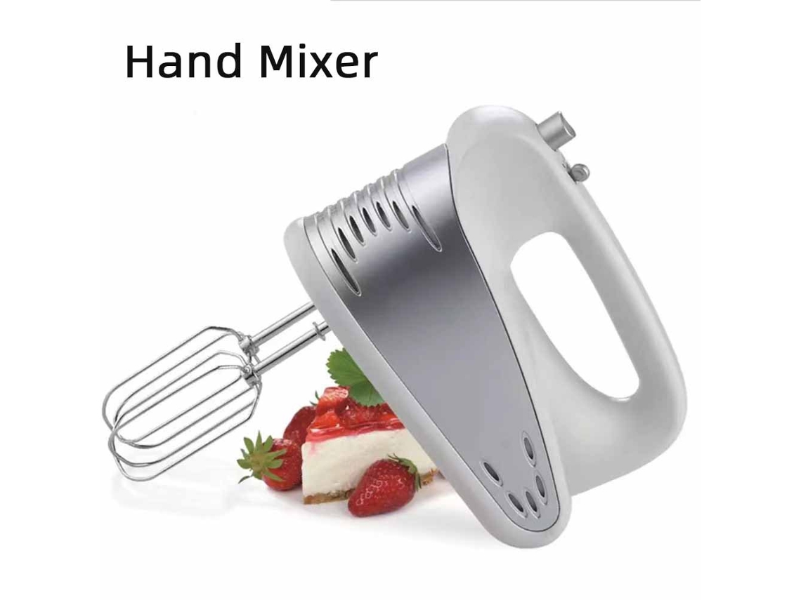 Batidora eléctrica para huevos, masa, crema y huevos Mdug (gris)