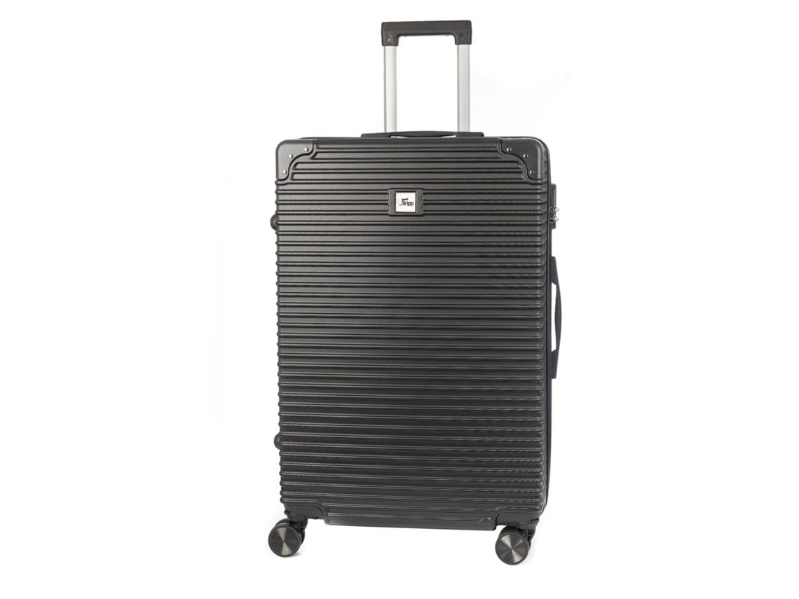 Maleta Mediana Trolley Rígida Ultraligera, De Abs De Alta Resistencia Con Esquinas Reforzadas. Cerradura Numérica Y 4 Ruedas Dobles 360°.